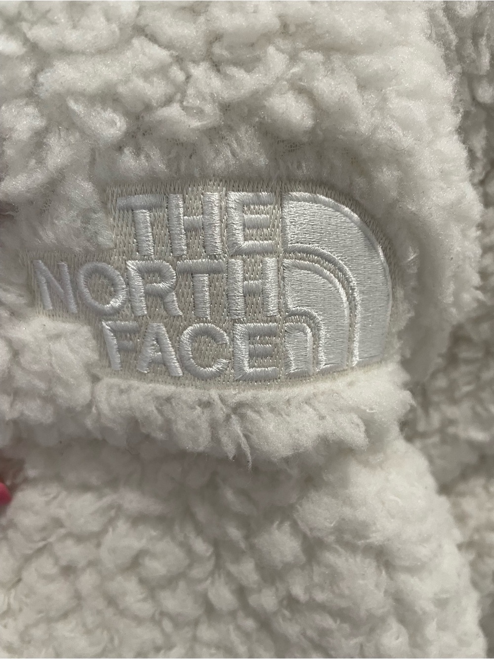 The North Face White Nuptse Sherpa Puffer Jacket - Picture 4 of 9